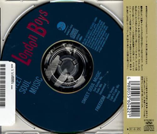 London Boys Sweet Soul Music + Obi CD single (CD5 / 5") Japanese LBOC5SW186911