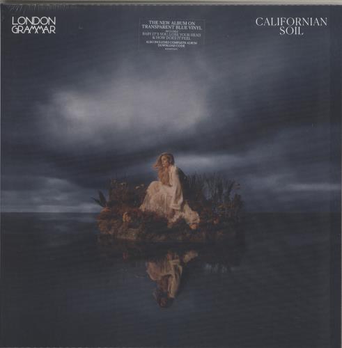 London Grammar Californian Soil - Transparent Blue vinyl - Sealed vinyl LP album (LP record) UK L7OLPCA767607