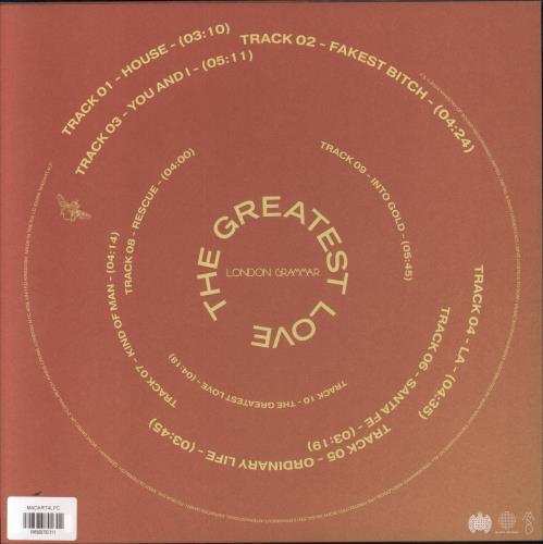 London Grammar The Greatest Love - Yellow Bio-Vinyl Retail Store Exclusive vinyl LP album (LP record) UK L7OLPTH860982