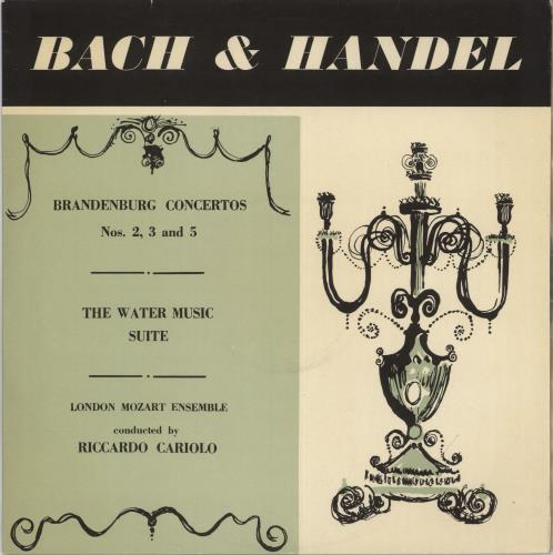 London Mozart Ensemble Bach & Handel vinyl LP album (LP record) UK QSZLPBA701244