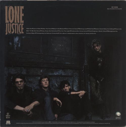 Lone Justice Lone Justice vinyl LP album (LP record) UK LJULPLO101529
