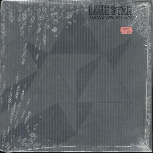 Lone Star Firing On All Six - shrink vinyl LP album (LP record) UK LNELPFI725313