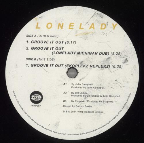 LoneLady Groove It Out 12" vinyl single (12 inch record / Maxi-single) UK 2N812GR885179