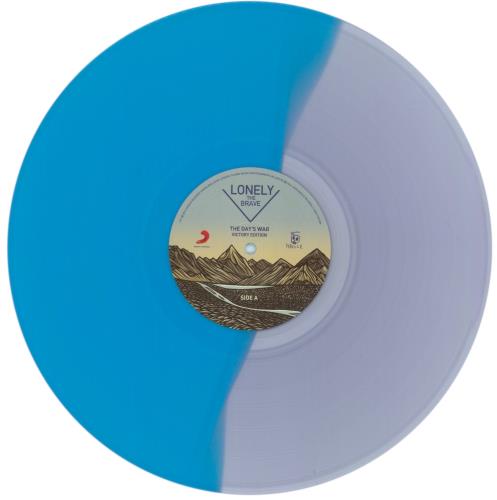 Lonely The Brave The Day's War - Crystal Clear & Turquoise + Belly Band - EX 2-LP vinyl record set (Double LP Album) UK OPP2LTH867393