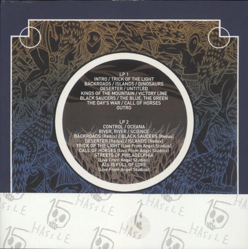 Lonely The Brave The Day's War - Crystal Clear & Turquoise + Belly Band - EX 2-LP vinyl record set (Double LP Album) UK OPP2LTH867393