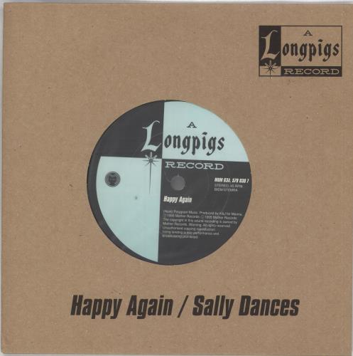 Longpigs Happy Again 7" vinyl single (7 inch record / 45) UK LPG07HA80221