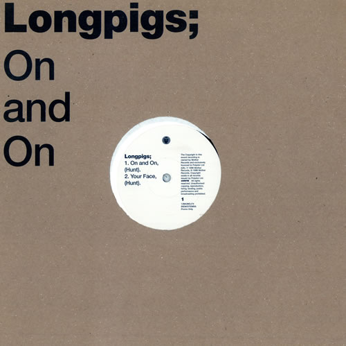 Longpigs On And On 12" vinyl single (12 inch record / Maxi-single) UK LPG12ON68067