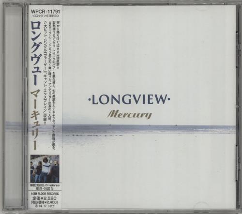 Longview Mercury + Obi CD album (CDLP) Japanese L\WCDME685062