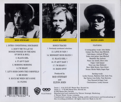 Long John Baldry It Ain't Easy UK CD album (CDLP) (575074)