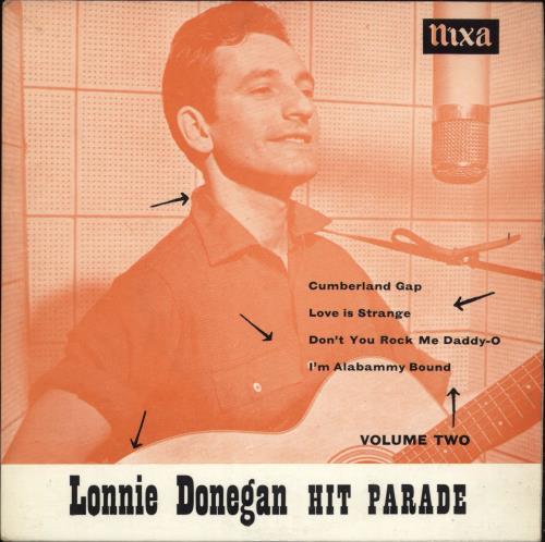 Lonnie Donegan Hit Parade Volume Two 7" vinyl single (7 inch record / 45) UK LD307HI268572