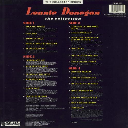 Lonnie Donegan The Collection 2-LP vinyl record set (Double LP Album) UK LD32LTH796236