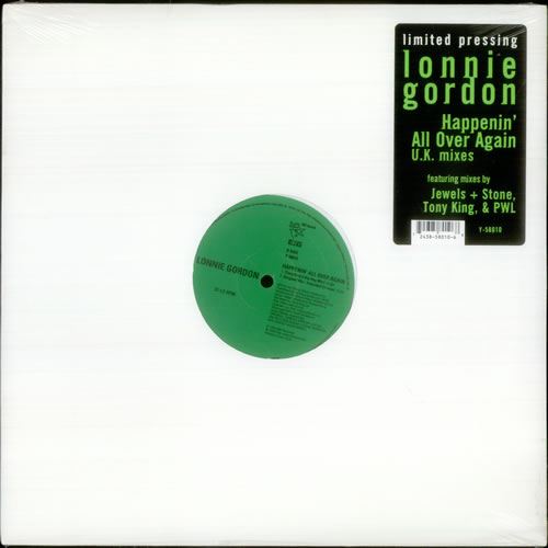 Lonnie Gordon Happenin' All Over Again - Sealed 12" vinyl single (12 inch record / Maxi-single) US LNG12HA70573