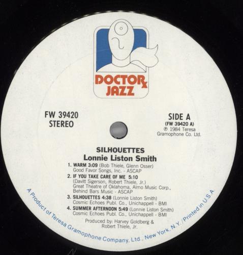 Lonnie Liston Smith Silhouettes vinyl LP album (LP record) US LA5LPSI823422