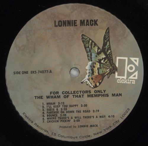 Lonnie Mack For Collectors Only vinyl LP album (LP record) US LM6LPFO882069