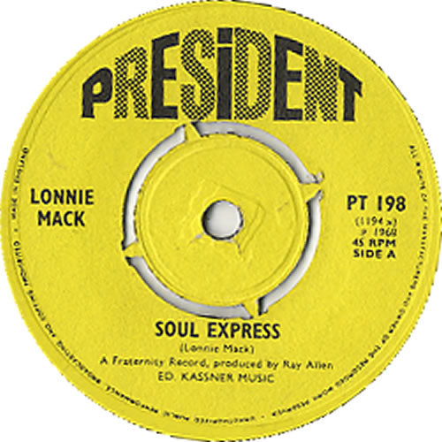Lonnie Mack Soul Express 7" vinyl single (7 inch record / 45) UK LM607SO617392