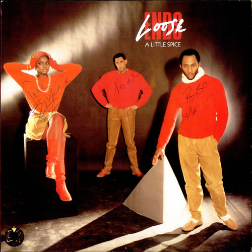 Loose Ends (80s) A Little Spice - Autographed vinyl LP album (LP record) UK LOOLPAL499570