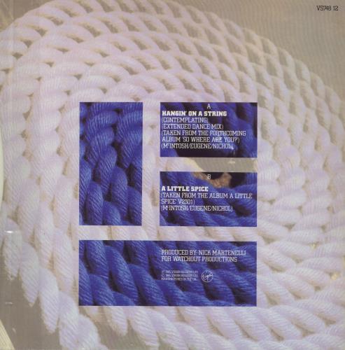 Loose Ends (80s) Hangin' On A String (Contemplating) - Autographed 12" vinyl single (12 inch record / Maxi-single) UK LOO12HA806277