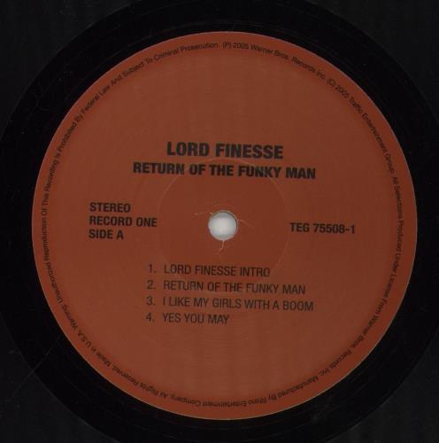 Lord Finesse Return Of The Funky Man 2-LP vinyl record set (Double LP Album) US OYT2LRE855335