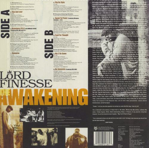 Lord Finesse The Awakening - Black & Gold Splatter Clear Vinyl vinyl LP album (LP record) US OYTLPTH820618