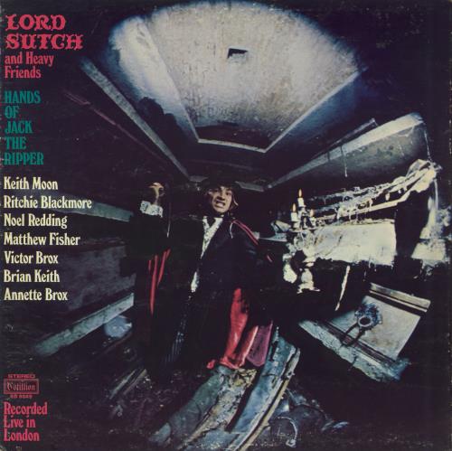 Lord Sutch Hands Of Jack The Ripper - VG vinyl LP album (LP record) US LSULPHA805885