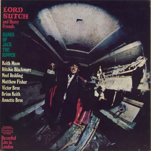 Lord Sutch Hands Of Jack The Ripper vinyl LP album (LP record) US LSULPHA212064