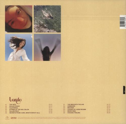 Lorde Solar Power vinyl LP album (LP record) UK L7RLPSO840724