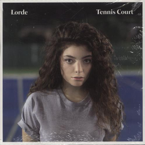 Lorde Tennis Court - Sealed 7" vinyl single (7 inch record / 45) US L7R07TE887745