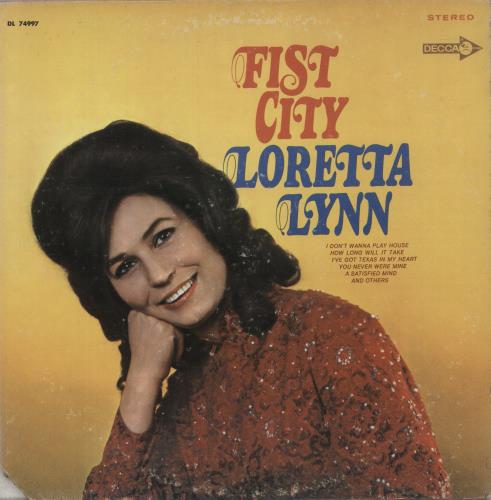 Loretta Lynn Fist City vinyl LP album (LP record) US LAYLPFI875745