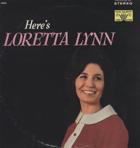 Loretta Lynn Here's Loretta Lynn vinyl LP album (LP record) US LAYLPHE373202
