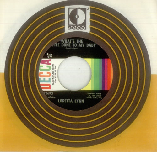 Loretta Lynn What's The Bottle Done To My Baby 7" vinyl single (7 inch record / 45) US LAY07WH546513