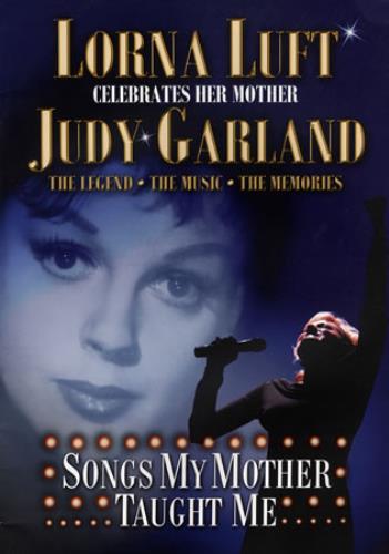 Lorna Luft Songs My Mother Taught Me tour programme UK LL2TRSO383665