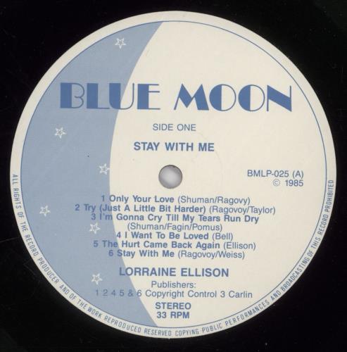 Lorraine Ellison Stay With Me vinyl LP album (LP record) UK LR3LPST891037