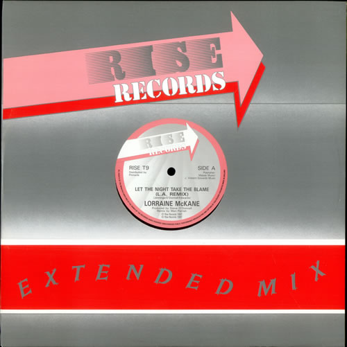 Lorraine McKane Let The Night Take The Blame 12" vinyl single (12 inch record / Maxi-single) UK LUZ12LE504919