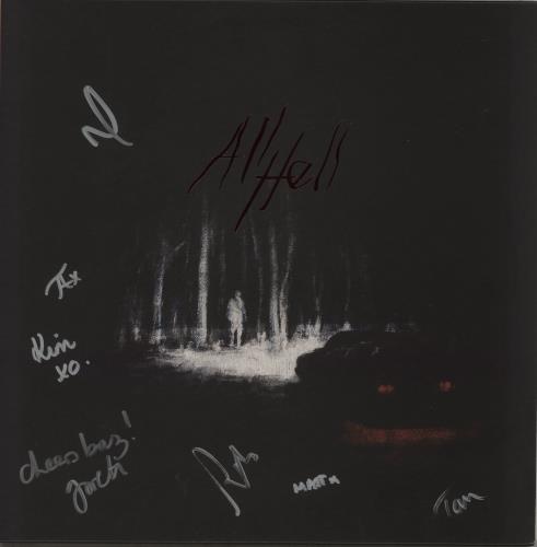 Los Campesinos All Hell - Dinked Edition - Blood Galaxy Vinyl - Autographed 2-LP vinyl record set (Double LP Album) UK LO82LAL881409