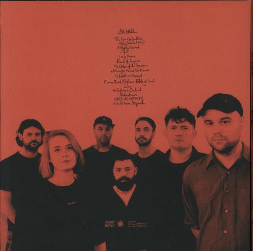 Los Campesinos All Hell - Dinked Edition - Blood Galaxy Vinyl - Autographed 2-LP vinyl record set (Double LP Album) UK LO82LAL881409