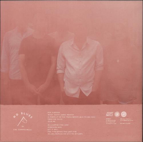 Los Campesinos No Blues - Green Vinyl - Autographed vinyl LP album (LP record) UK LO8LPNO881404