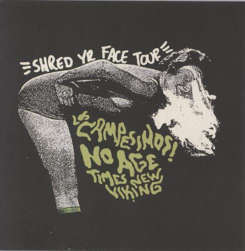 Los Campesinos Shred Yr Face Tour 7" vinyl single (7 inch record / 45) UK LO807SH812865