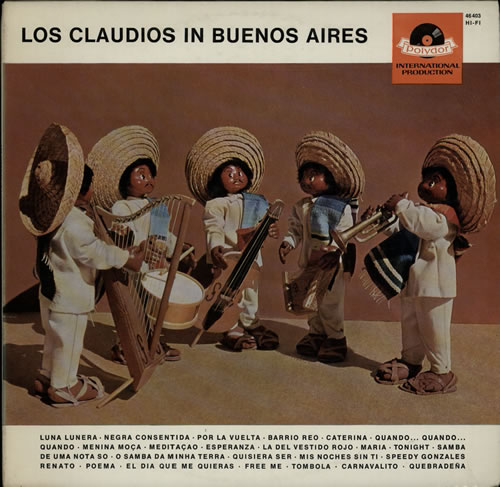 Los Claudios In Buenos Aires vinyl LP album (LP record) German LZSLPIN628145