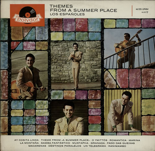 Los Espaoles Themes From A Summer Place vinyl LP album (LP record) German L9ZLPTH628136