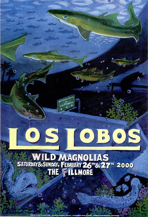 Los Lobos Bill Graham Presents In San Francisco poster US LOSPOBI470276