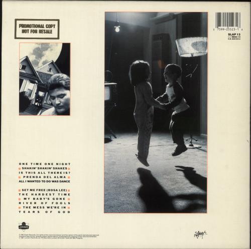 Los Lobos By The Light Of The Moon - Promo Stamp vinyl LP album (LP record) UK LOSLPBY863826