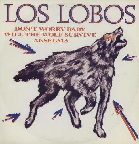 Los Lobos Don't Worry Baby 12" vinyl single (12 inch record / Maxi-single) UK LOS12DO759968
