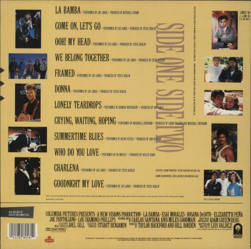 Los Lobos La Bamba vinyl LP album (LP record) UK LOSLPLA498417