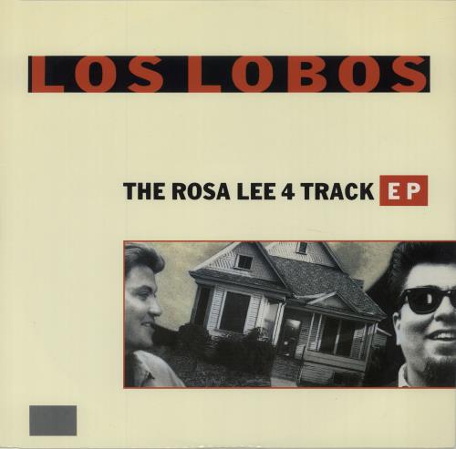 Los Lobos Rosa Lee 4 Track EP 12" vinyl single (12 inch record / Maxi-single) UK LOS12RO674083