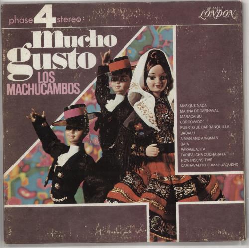 Los Machucambos Mucho Gusto vinyl LP album (LP record) Costa Rican LOZLPMU735586