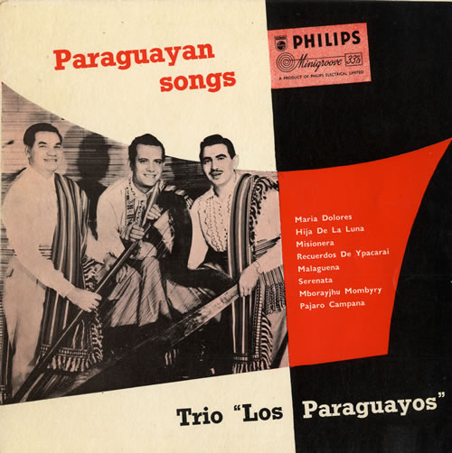 Los Paraguayos Paraguayan Songs 10" vinyl single (10 inch record) UK LEQ10PA551921