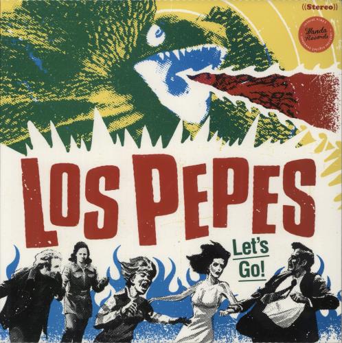 Los Pepes Let's Go! - Red With Black Splatter Vinyl vinyl LP album (LP record) German 9O3LPLE873539