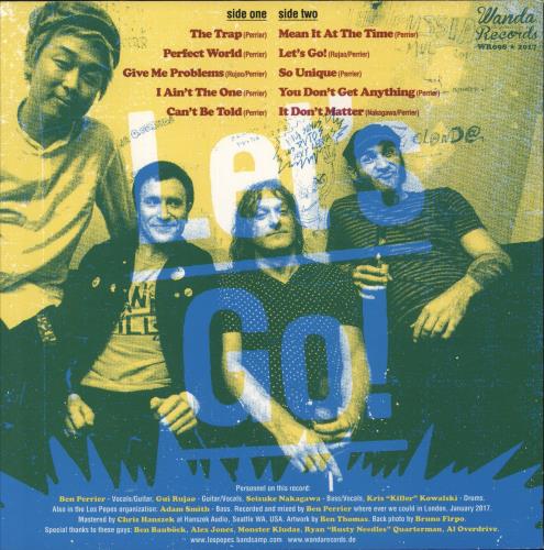 Los Pepes Let's Go! - Red With Black Splatter Vinyl vinyl LP album (LP record) German 9O3LPLE873539