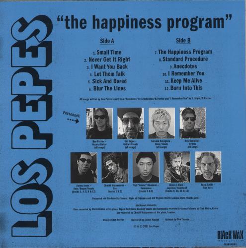 Los Pepes The Happiness Program vinyl LP album (LP record) UK 9O3LPTH873555