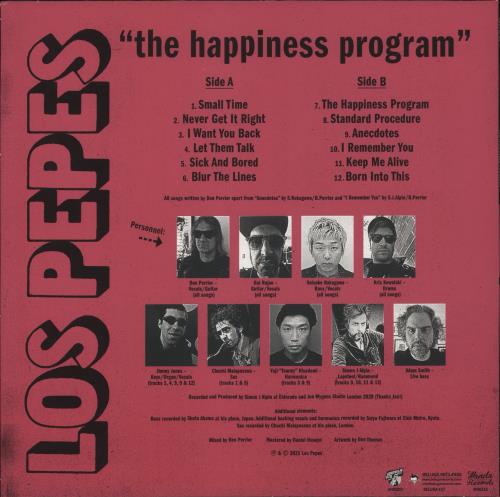 Los Pepes The Happiness Program vinyl LP album (LP record) UK 9O3LPTH873670